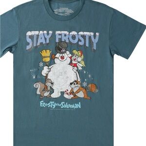 New Frosty the snowman Graphic T-Shirt m